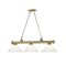 Z-Lite Cordon 3 Light Billiard, Rubbed Brass & Matte Opal 2306-3RB-AMO14 - alternate 6